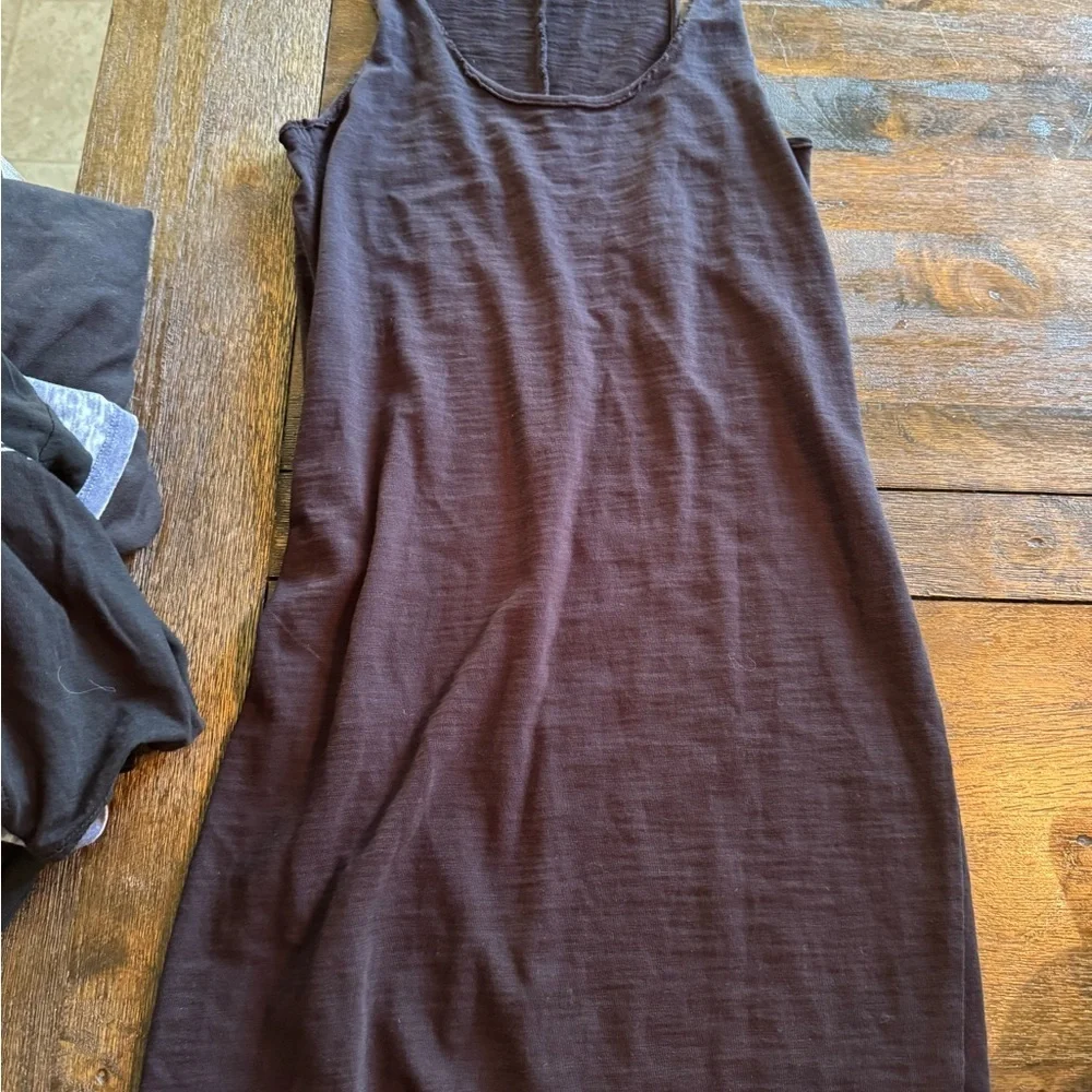 Nation LTD Black Tank Dress Raw hem Size Xs - Picture 6 of 7